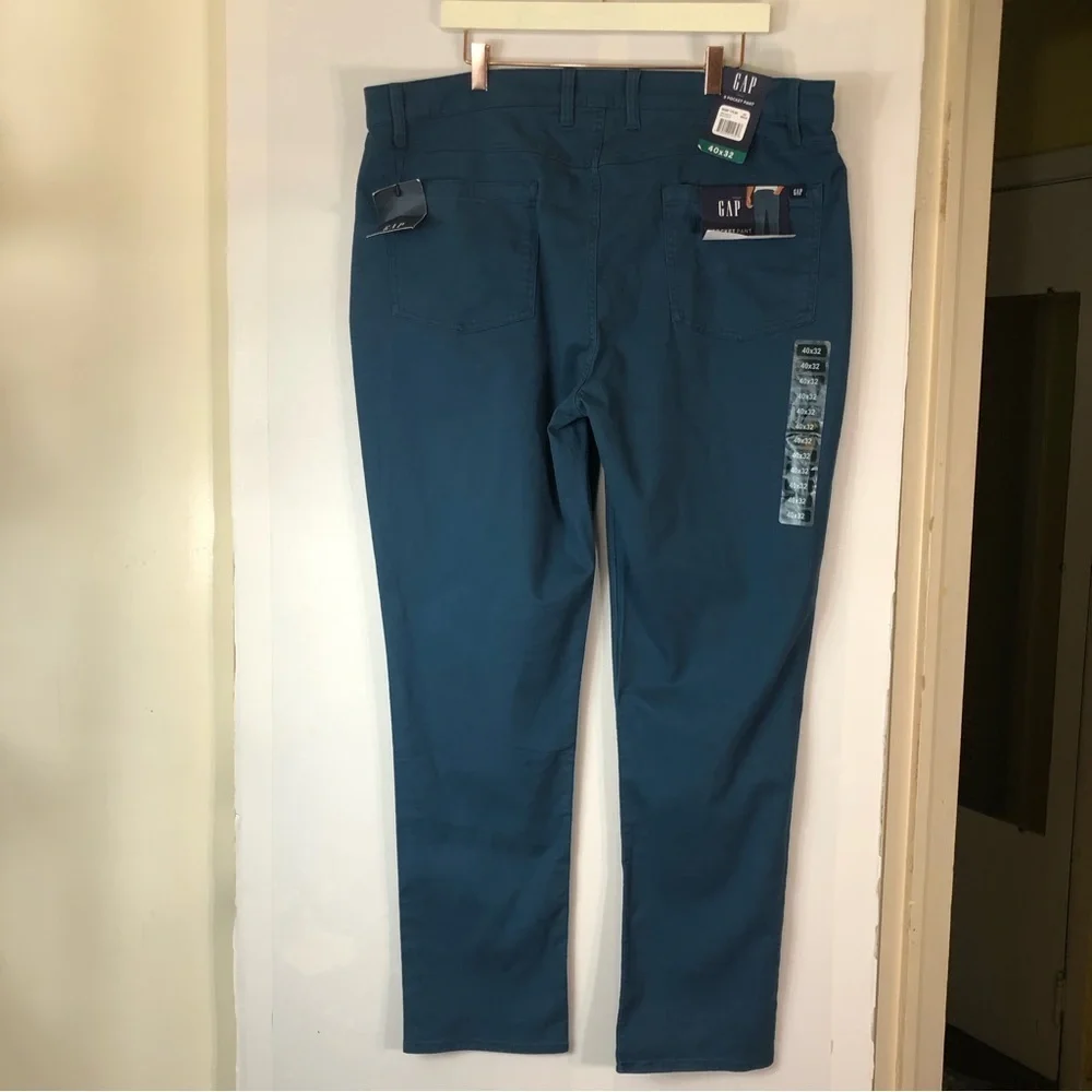New Gap Men's Super Soft Stretch Twill 5 Pocket Pant 40‎ X 32